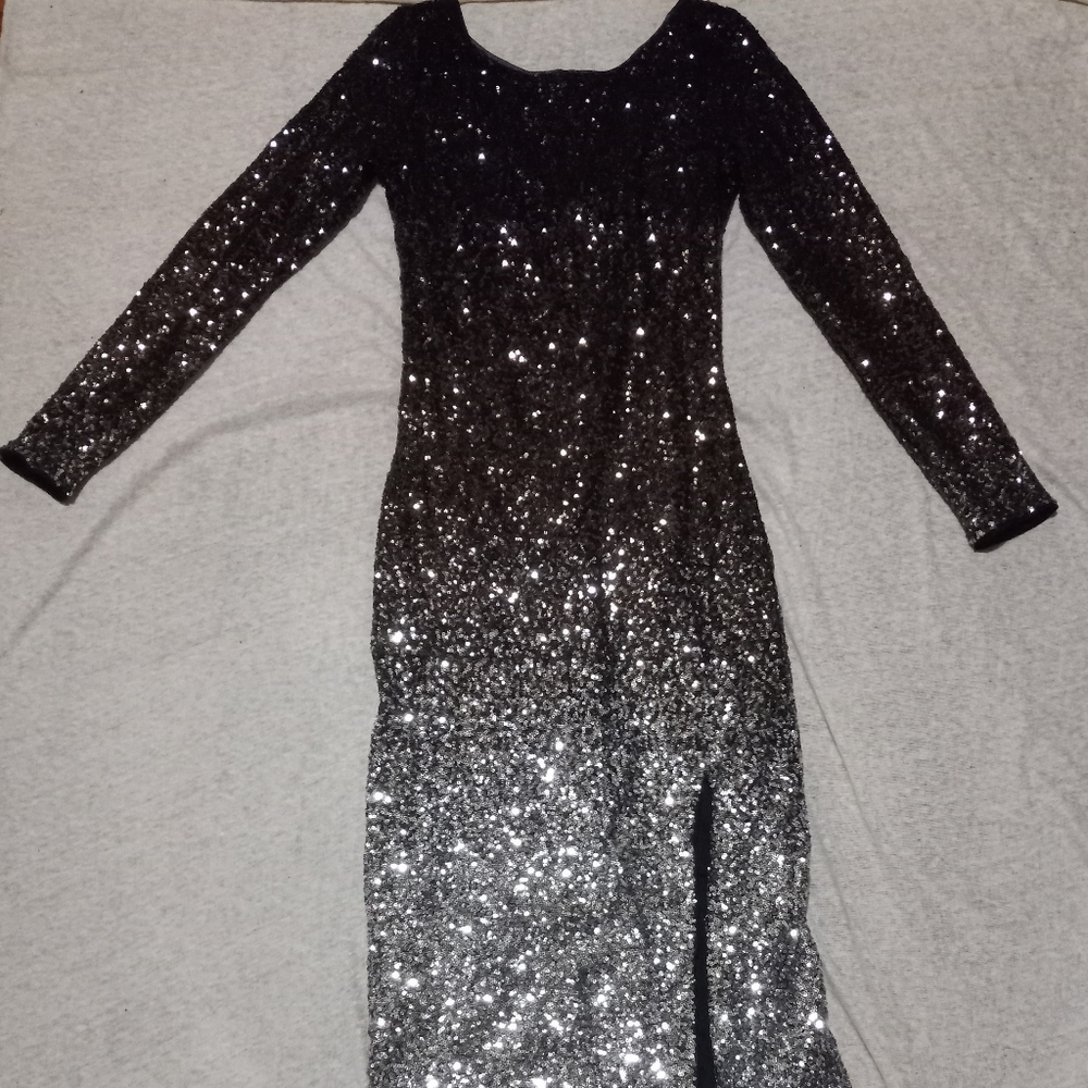 RACHEL ROY sequin ombre dress
